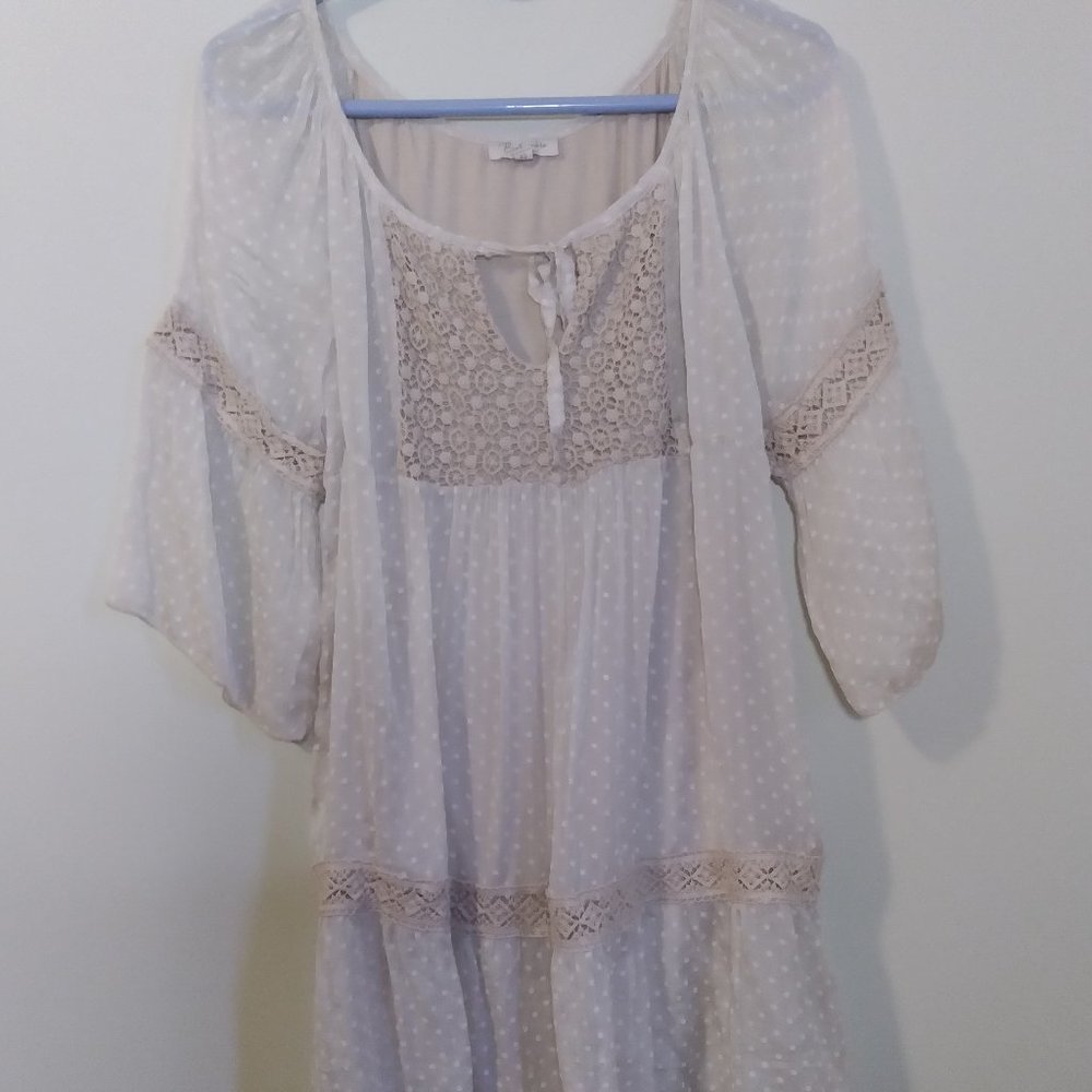 Ballambra from Italy Silk Bohemian style Dress..Lined size Xsmall